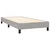 Vidaxl Box spring postelja z vzmetnico svetlo siva 90x190 cm blago