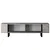 Hanah Home TV Komoda Yildiz, 180x50x30 cm, Sivo-Crna