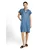 TOM TAILOR Obleka moder denim