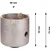 PRO SDS plus-5 Core Cutter, 68 x 50 x 80 mm
