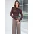 Trend Alacati Stili Ženska bluza Alc-X14794, Braon