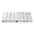 SATECHI Aluminum Bluetooth Extended Keypad - Silver ( ST-XLABKS	 )