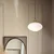 Luster na sajli HECTOR 1xE27/15W/230V bela/mesing pr. 25 cm