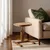 Hanah Home pomoćni sto Opus Kare 42, 42 cm, orah / travertin