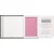 Moleskine Limited Edition Velvet Notebook, Hard Cover, Large , Ruled/Lined, Cyclamen Pink