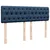 vidaXL vidaXL Box spring postelja z vzmetnico modra 140x200 cm blago, (21307392)