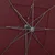 Vrtni suncobran s 4 razine i stupom 250 x 250 cm bordo