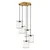 Opviq Luster Swank-702-9, 53x53x113cm, IP20, Zlatno-bele boje
