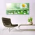 tulup.si Steklena slika Dew leaf narava daisies 140x70 cm 2 obešalnika
