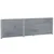 Vrtni sadilica siva 120 x 80 cm od masivne borovine