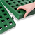 Trampolin s površino za doskok Dynamic Groundlevel Exit Toys vgradni 244*427 cm črn