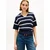 TOMMY HILFIGER Pulover temno modra/bela