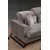 Atelier del Sofa Ugaona garnitura Frido 100x92x308cm Svetlosiva