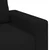 Vidaxl Dvosed črne barve 160x77x82 cm blago