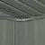 VIDAXL vrtna čelična kućica za pohranu (257x205x178cm), antracit