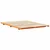 Vidaxl Konstrukcija postelje Voskast rjav 160 x 220 cm