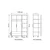 Hanah Home Ormar Aden Drawers 120, 120 x 192 x 45 cm, Beli