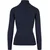Womens knitted turtleneck in a navy design