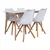 House Nordic Jedilna miza, 70x120x75 cm, bela