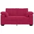 Vidaxl Dvosed vinsko rdeč 160x77x82 cm žamet