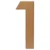 Hišna številka RICHTER RN.120L (bakreno mat), 7, RICHTER Baker