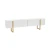Hanah Home TV Komoda Serenity, 180x50x29.5cm, Belo-Zlatna