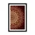 Plakat s paspartujem zlata Mandala na bordo ozadju - 60x90 no frame