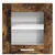 Vidaxl Viseča omarica Dimljeni oreh 40 x 31 x 40 cm Konstruiran les
