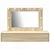 Vidaxl Toaletna mizica Rjava 100 x 40 x 70 cm Konstruiran les
