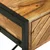 Vidaxl Toaletna mizica Rjava 100 x 40 x 120 cm Masiven les akacije