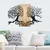 Murmure des Feuilles -1 - Natural, Walnut NaturalBlack Decorative Wooden Wall Accessory