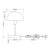 Globo 24009B - Stona lampa ATOMA I 1xE14/40W/230V crna
