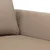 Dvosjed od tkanine cappuccina 140 cm od umjetne kože