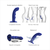 strap-on-me Tapping Dildo Wave Night Blue