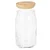 Vilde Kubki szklane z pokrywkš i słomkš 460 ml 2 szt.