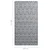 Greatstore Zunanja preproga bela in črna 190x290 cm PP
