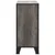 Ormarić za pohranu sivi 72 x 36 x 82 cm od metala i MDF-a