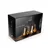 Set of 2 whiskey glasses, with matte black cooling base, Atmosphere
