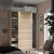 PAX Okvir garderobera, belo b. im. hrastovine, 100x58x201 cm