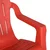 Vrtne stolice za djecu 2kom crvene 37x34x44cm PP izgled drva