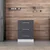 Hanah Home kuhinjski element Minar 4164, 60 cm, beli / antracit