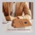 Maska za telefon na preklop Nillkin Qin Prop za iPhone 16 Pro Max (Plain Leather), Crna