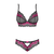 Sexy set 2-delni Tulia crne boje - S/M