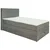 Hom`in BOXSPRING POSTELJA 120 cm x 200 cm , les, tekstil, leseni material siva