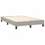 Vidaxl Box spring postelja z vzmetnico LED sv. siva 120x190 cm blago