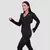 Women‘s Pulse 1/2 Zip Running Sweatshirt Black - GymBeam
