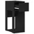 Tower stalak za računalo s ladicom crni 30x44x74 cm