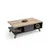 Hanah Home Klub sto Sumer O2030 90x35,6x54cm Braon-Mermer