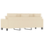 vidaXL Trosed krem 180 cm blago