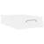 Okvir kreveta s madracem Ostalo 2 pcs Bijelo PVC